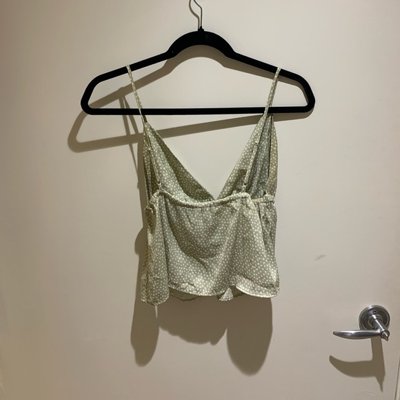 Glassons sage green silky camisole - Picture 2 of 7